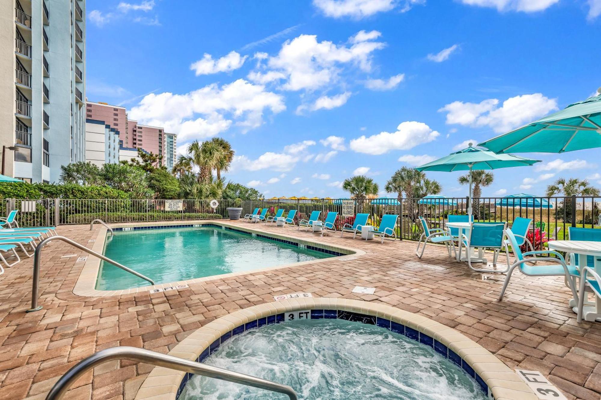5Th Floor Direct Oceanfront Double Suite Sleeps 6 Meridian Plaza 503 Myrtle Beach Exterior foto