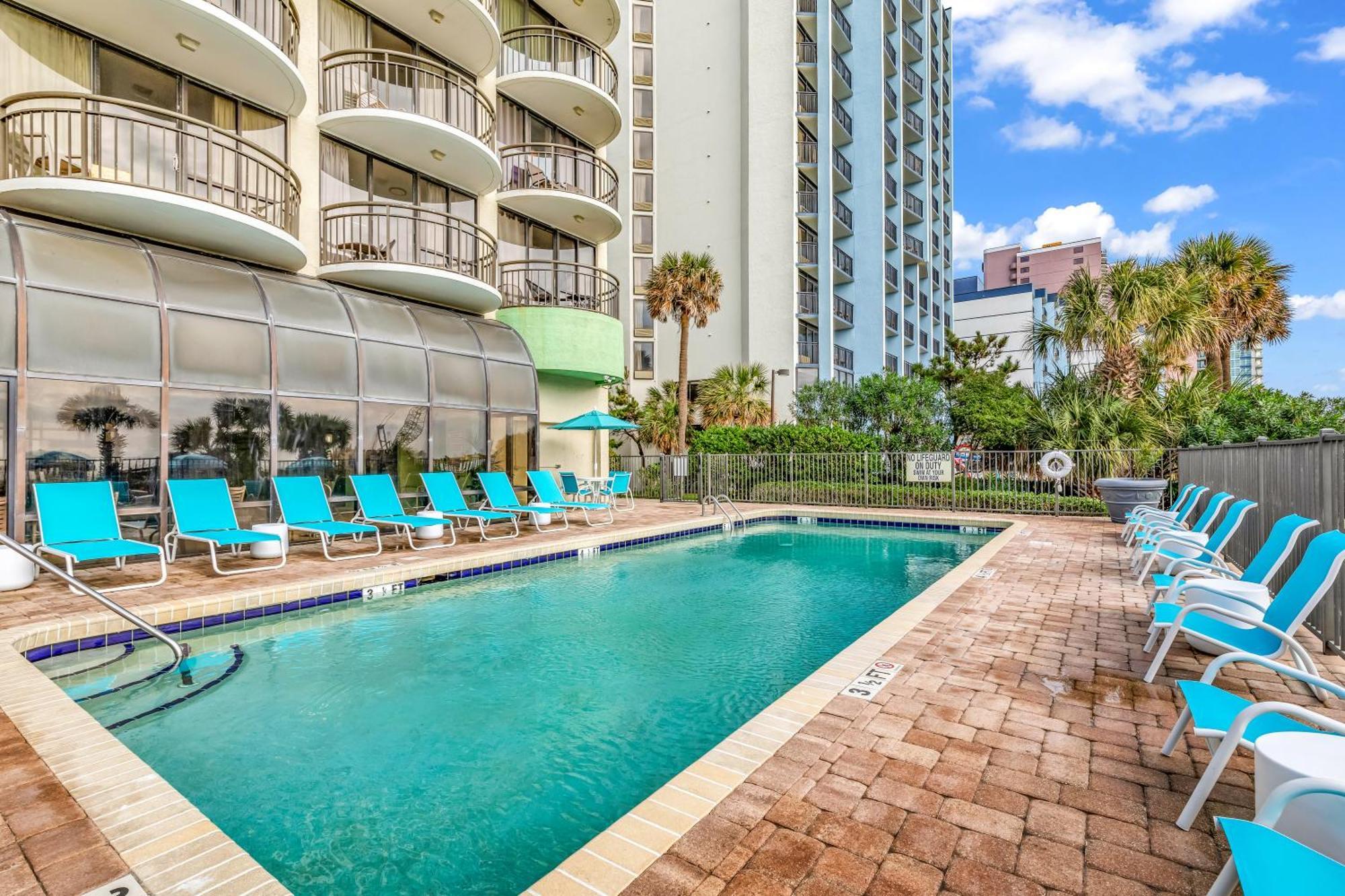 5Th Floor Direct Oceanfront Double Suite Sleeps 6 Meridian Plaza 503 Myrtle Beach Exterior foto
